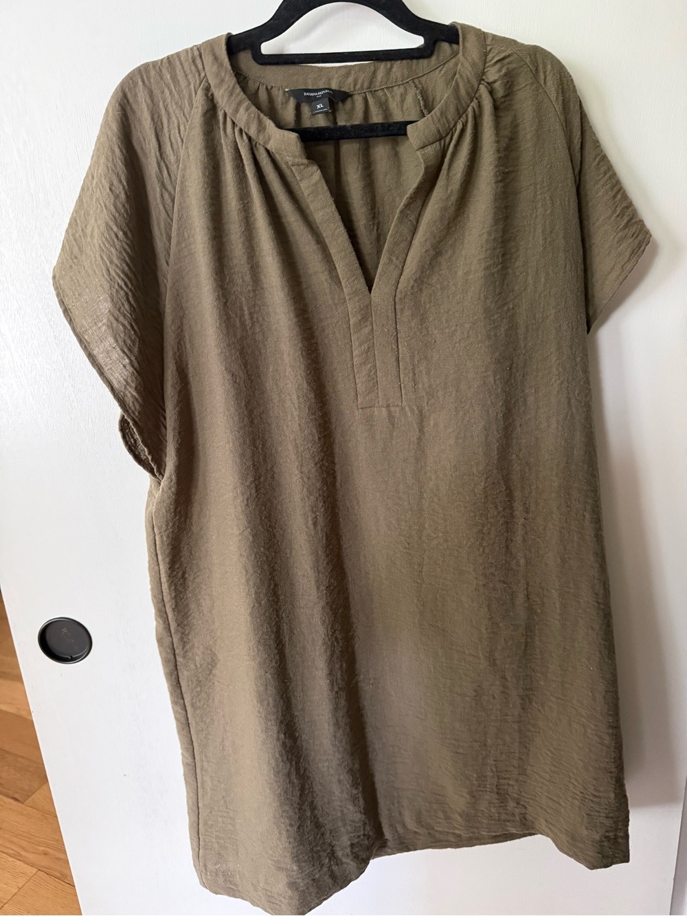 Banana Republic Olive Collared Tunic